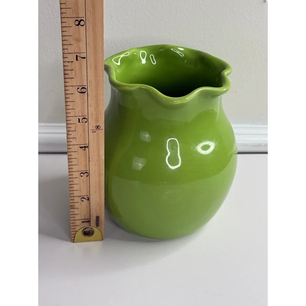 Crate & Barrel Green Vase by B. Eigen